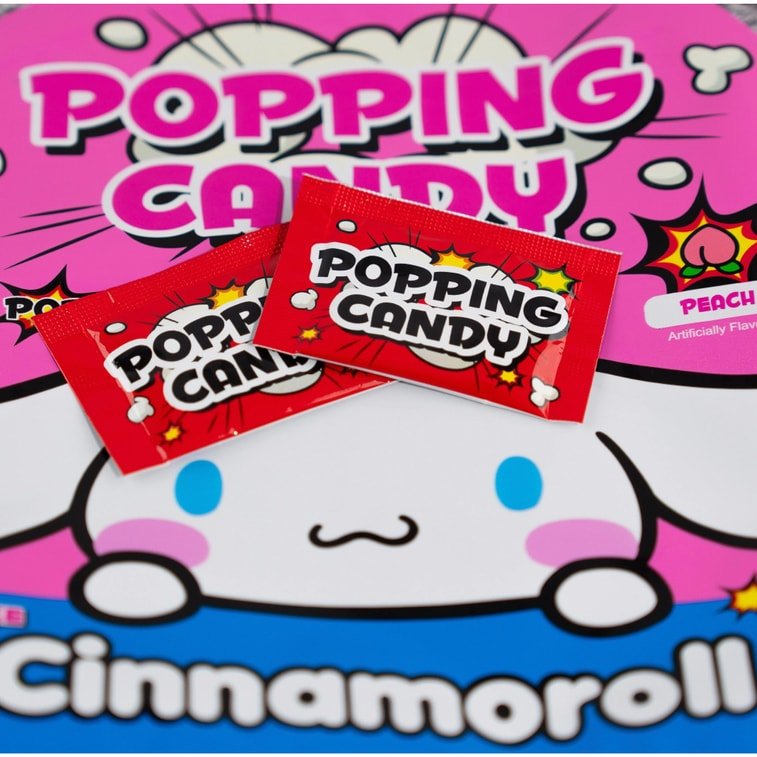 Sanrio Cinnamoroll Popping Candy Peach Flavor 30g, additional package view 2