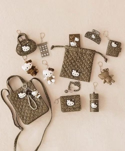 Sanrio Hello Kitty Charm Leopard Print Style - ding-go