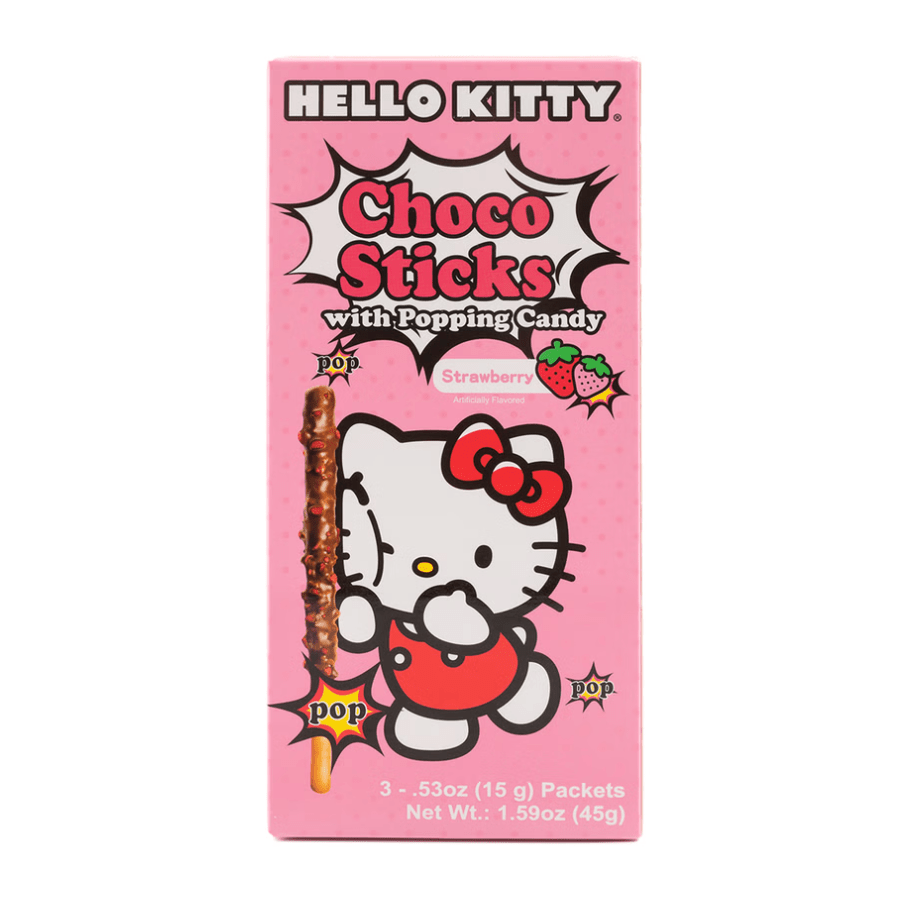 Sanrio Hello Kitty Choco Sticks Strawberry Flavor - 45g - ding - go