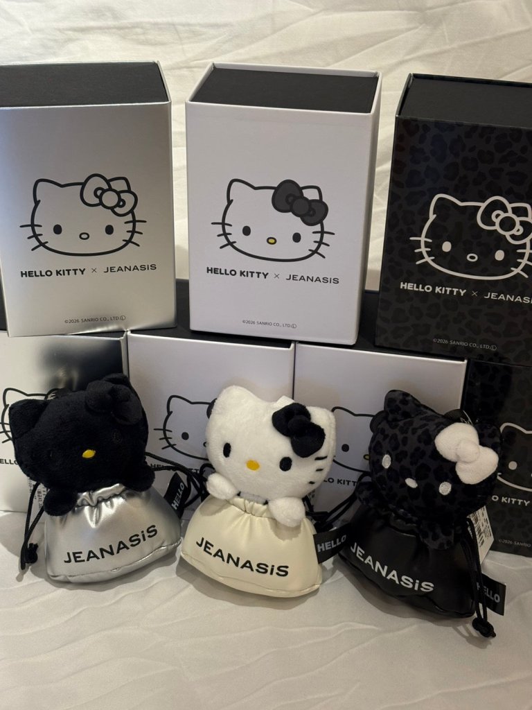 Sanrio Hello Kitty with Jeanasis Gift Box Silver - 500g - ding-go