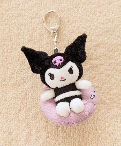 Sanrio Kuromi Charm Black Swimsuit - ding-go