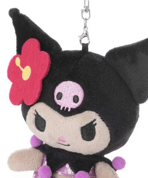 Sanrio Kuromi Hibiscus Swimsuit - ding-go