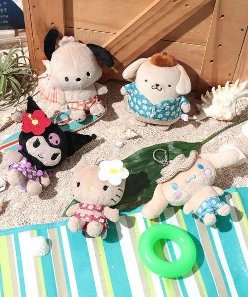 Sanrio Kuromi Hibiscus Swimsuit - ding-go