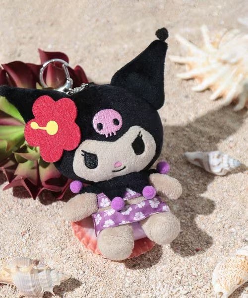 Sanrio Kuromi Hibiscus Swimsuit - ding-go