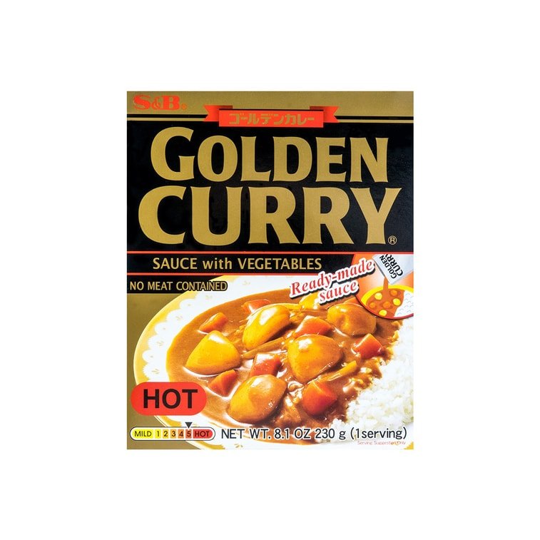 S&B Golden Curry Hot Flavor - 230g - ding - go