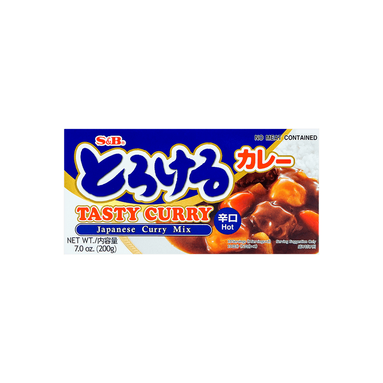 S&B Torokeru Curry Hot - 200g - ding - go