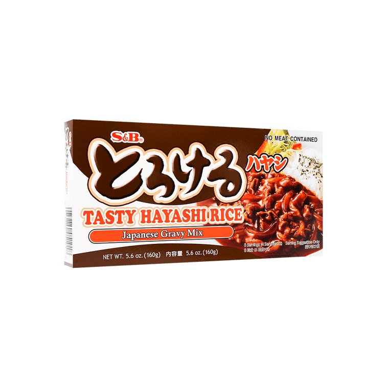 S&B Torokeru Tasty Hayashi Rice Japanese Gravy Mix 160g, additional package view 2