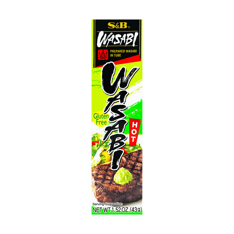 S&B Wasabi Neri Prepared Wasabi In Tube - 43g - ding - go