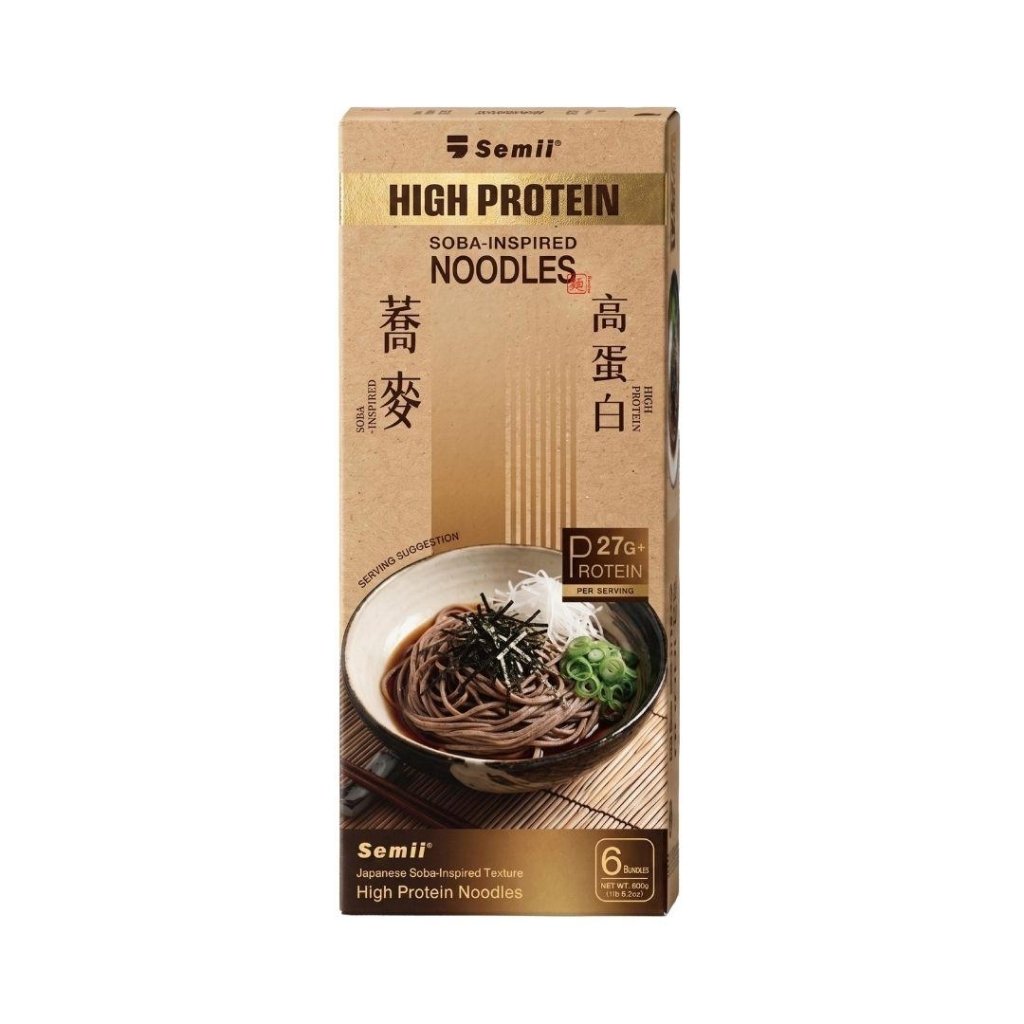 Semii High Protein Noodles-Soba-Inspired(6 bundles/box) - 600g - ding-go
