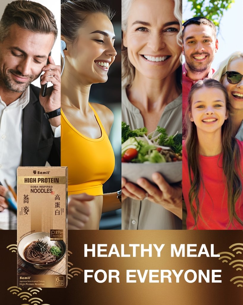 Semii High Protein Noodles-Soba-Inspired(6 bundles/box) - 600g - ding-go