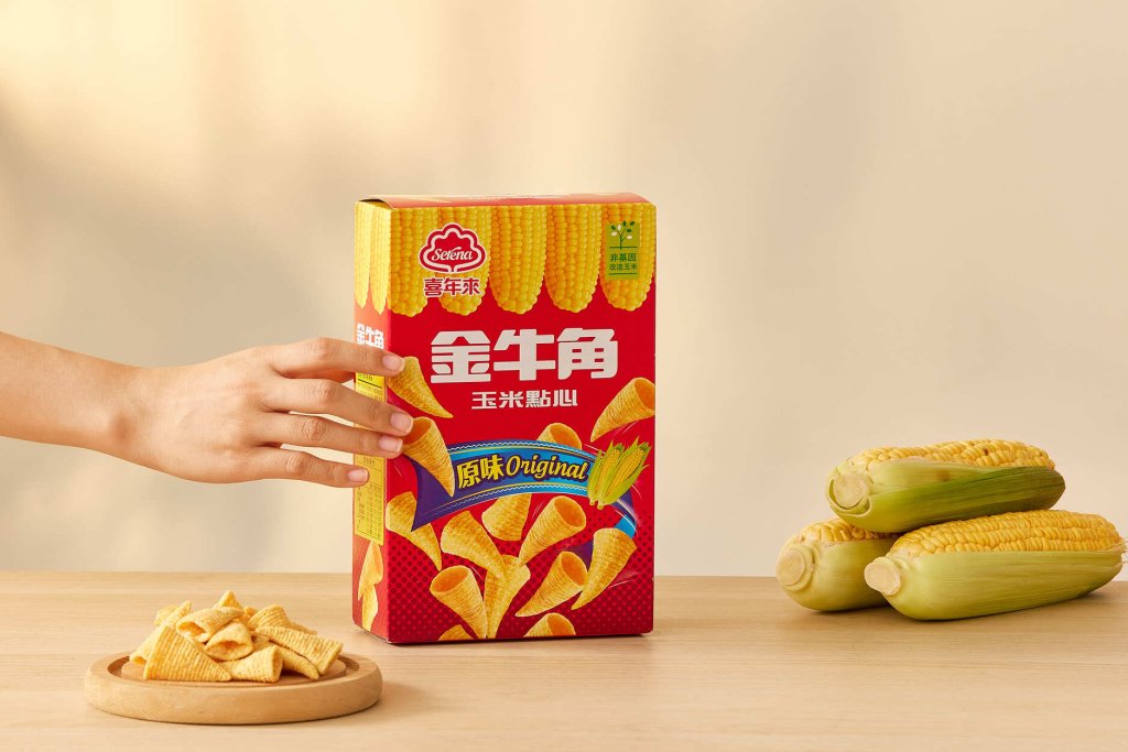 Serena Golden Horn Corn Snack - 60g - ding - go