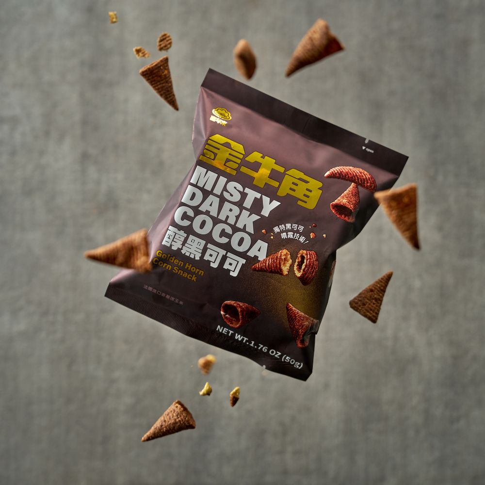 Serena Golden Horn Misty Dark Cocoa Flavor Corn Snack - 40g - ding-go