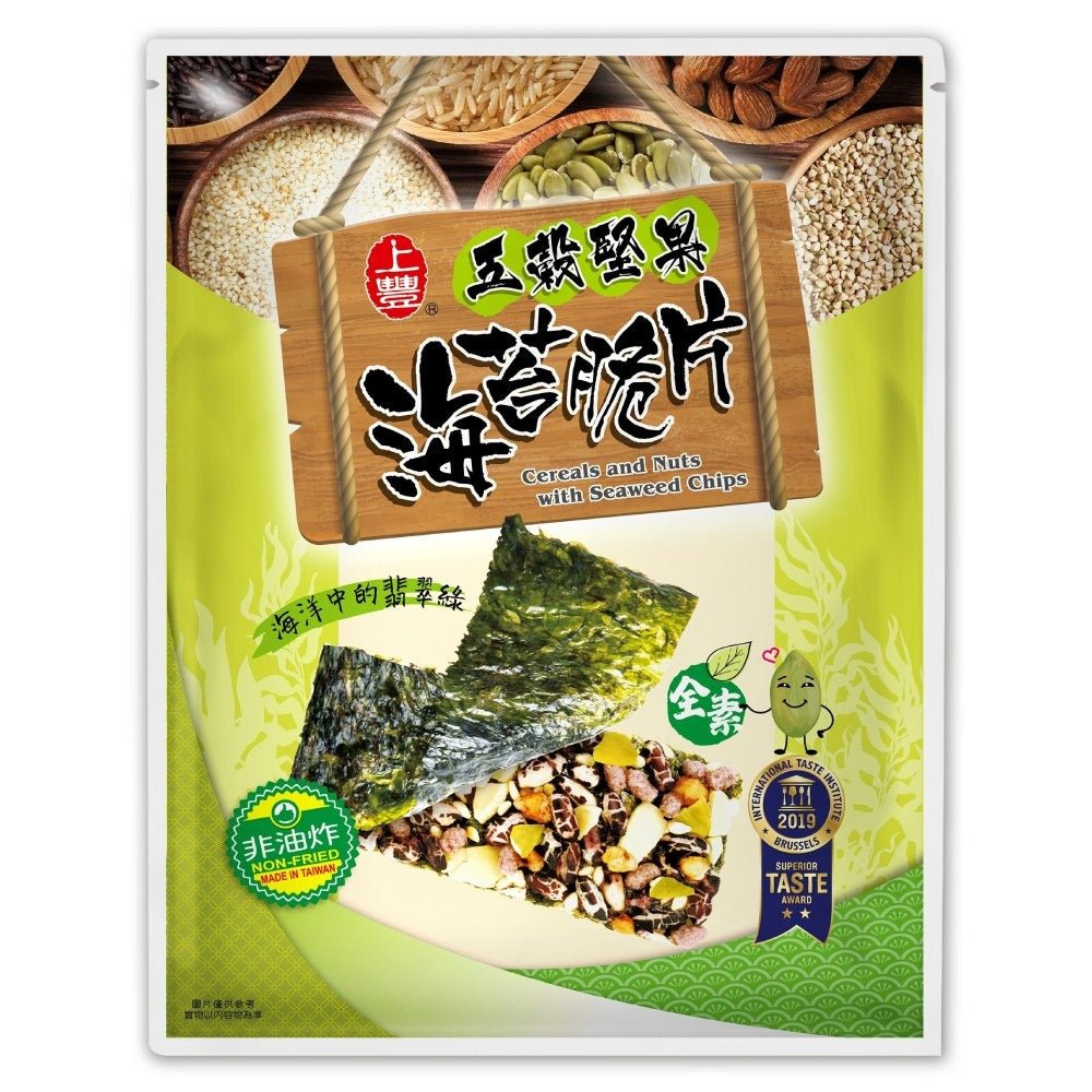 Shangfeng Five Grains Nuts Seaweed Crispy - 32g - ding - go
