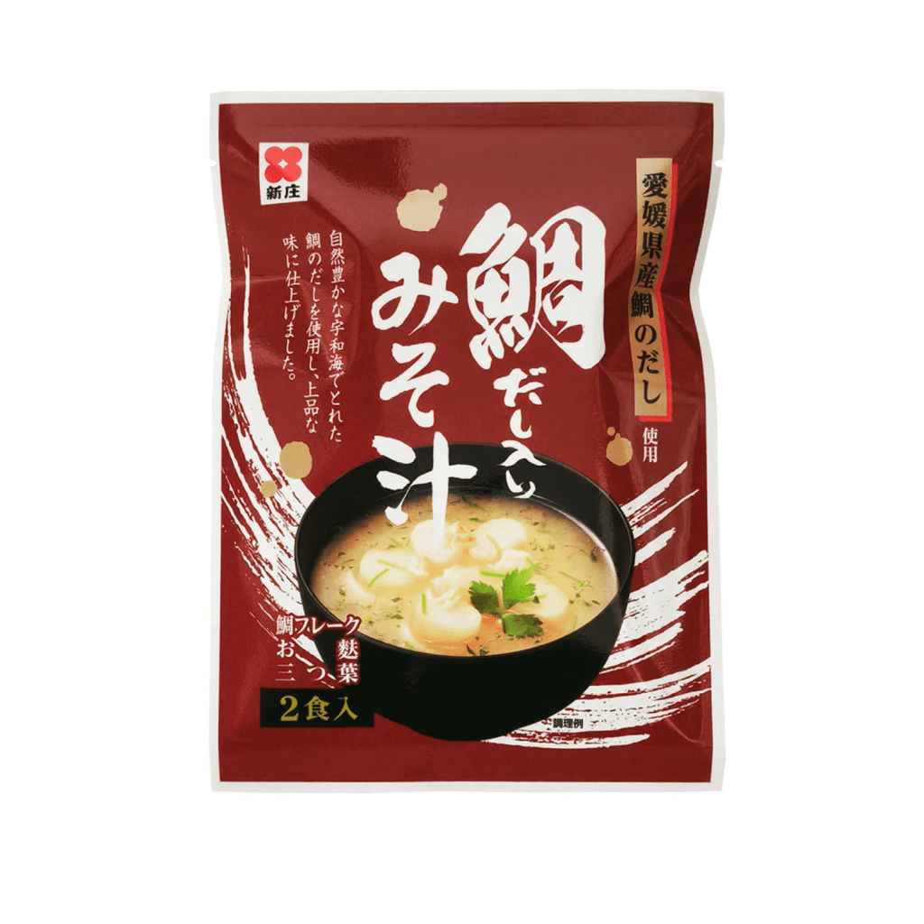 Shinjo Miso Instant Sea Bream Dashi Miso Soup - 37.4g - ding - go