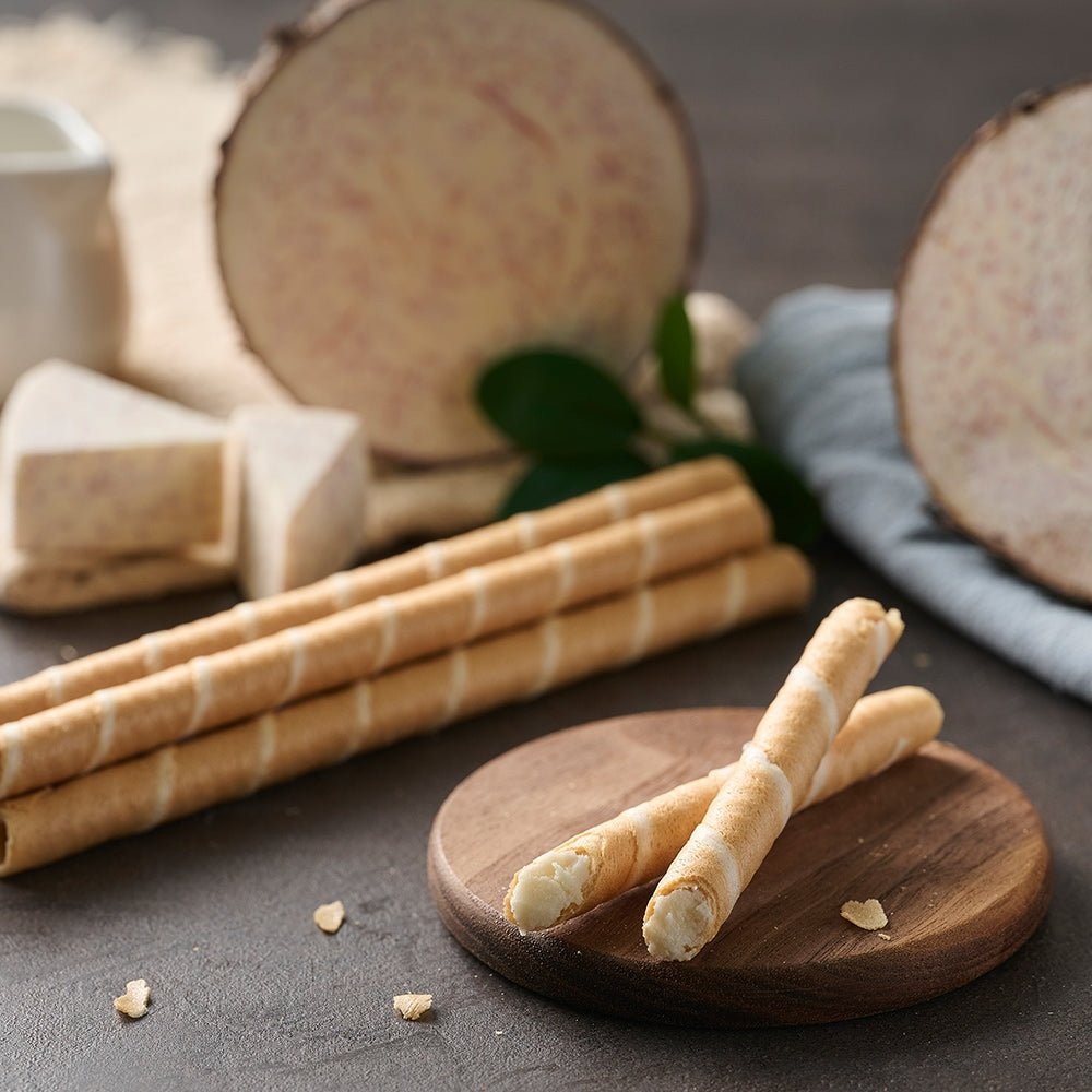SHJ Dajia Taro Wafer Roll - 400g - ding-go