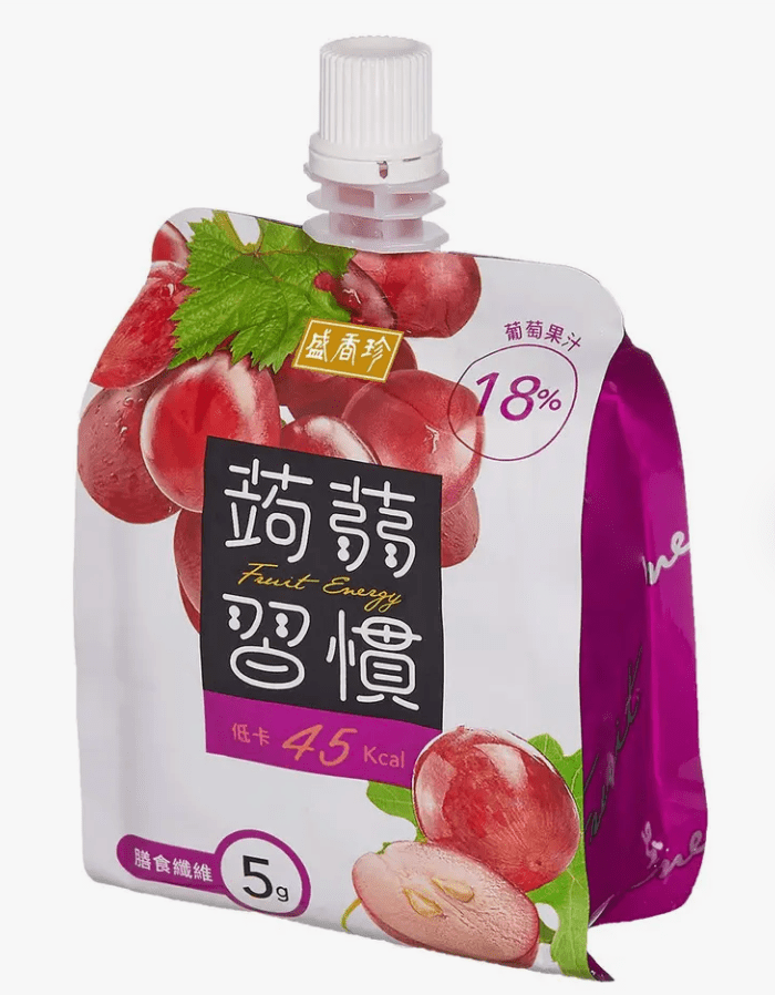 SHJ Fruit Energy Jelly Drink Grape Flavor - 180g - ding - go