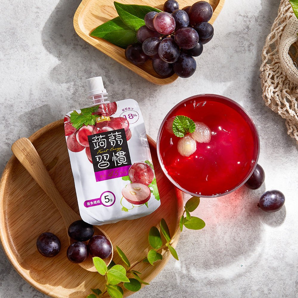SHJ Fruit Energy Jelly Drink Grape Flavor - 180g - ding - go