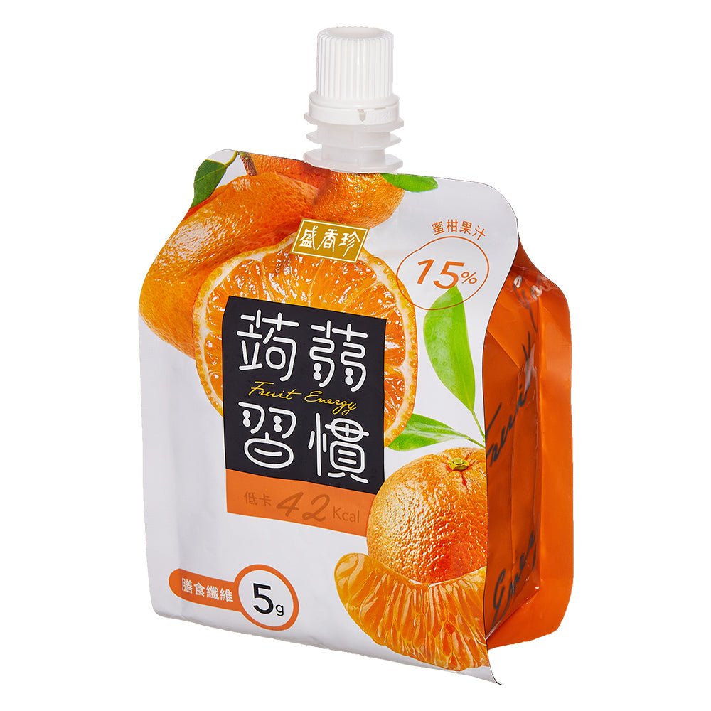 SHJ Fruit Energy Jelly Drink Mandarin Flavor - 180g - ding - go
