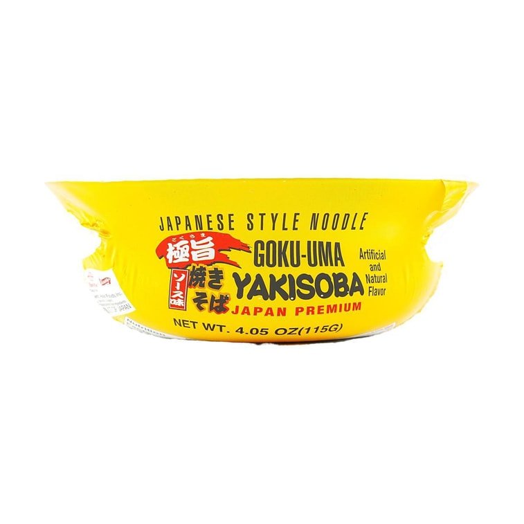 SK Instant Noodle Goku Uma Yakisoba Flavor 115g, additional package view 4