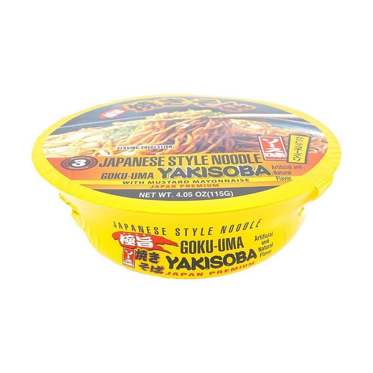 SK Instant Noodle Goku Uma Yakisoba Flavor 115g, additional package view 3