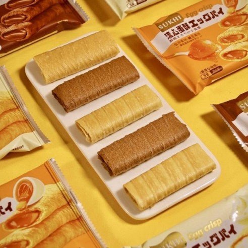 SUKHI Molten Egg Puff (Salted Egg Yolk Flavor) - 140g - ding - go