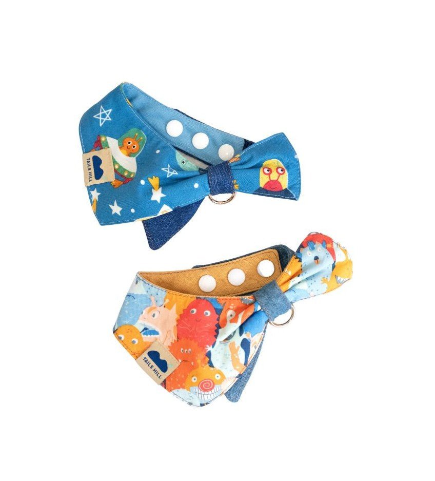 TAILS HILL Space Monster Pet Scarf - ding-go