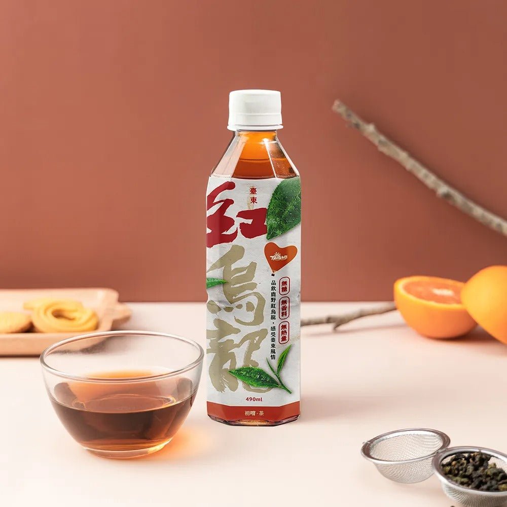 Taitung Limited Red Oolong Tea, Unsweetened 490ml, additional package view 4