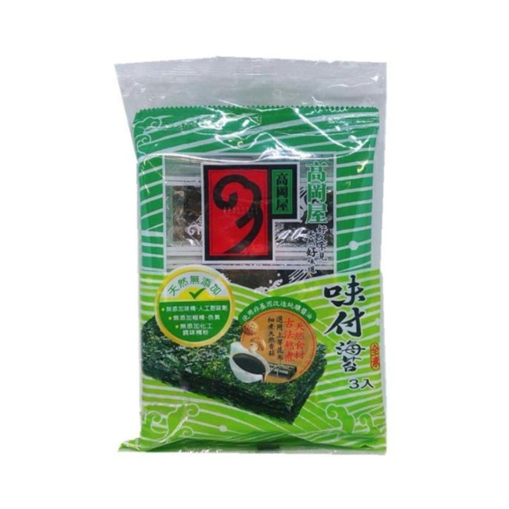 Takaokaya Seasoned Seaweed 17g, additional package view 2