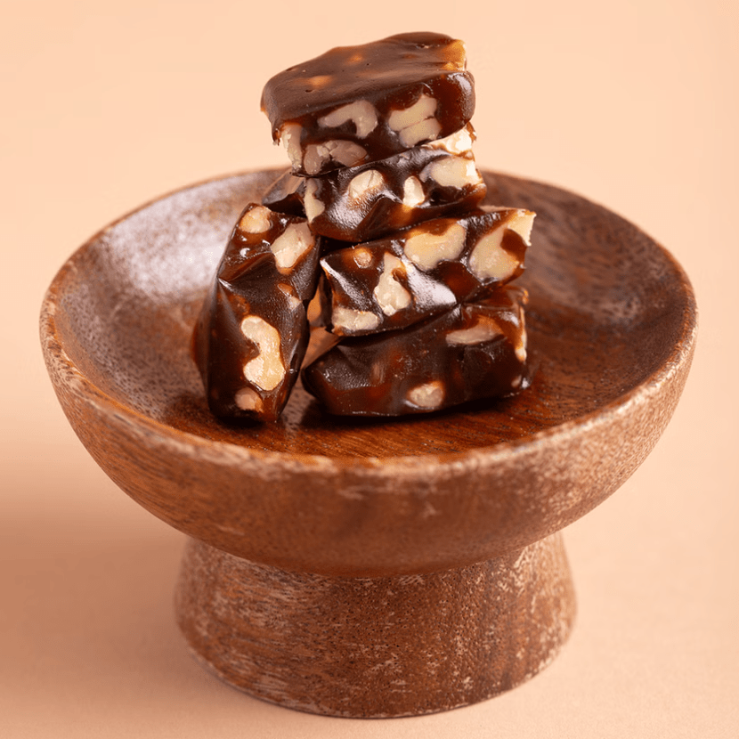 Tang Shop Black Date and Walnut Soft Nougat Candy - 120g - ding-go