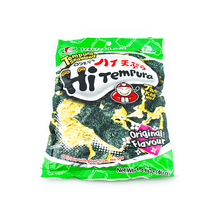 Taokaenoi Hi Tempura Seaweed Original 40g, additional package view 2