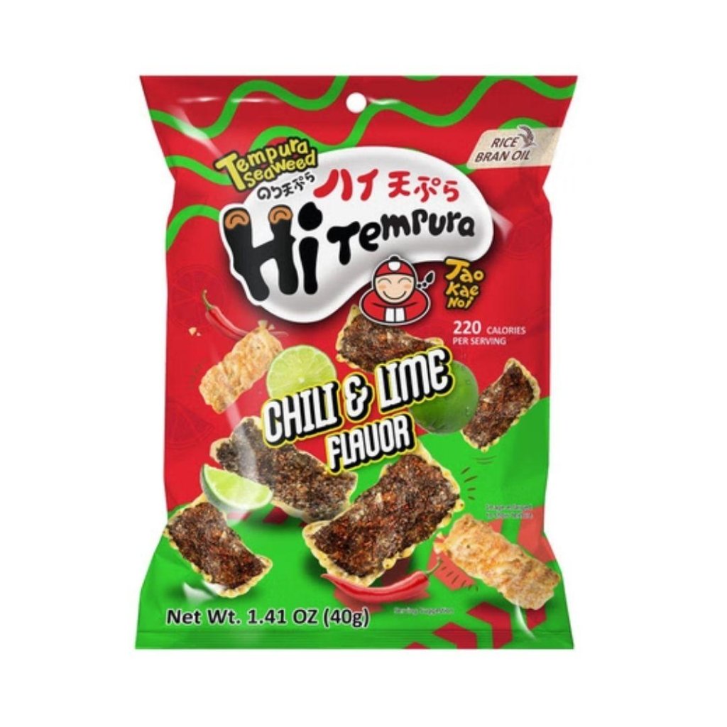 Taokaenoi Tempura Seaweed Chilli and Lime Flavor - 36g - ding-go