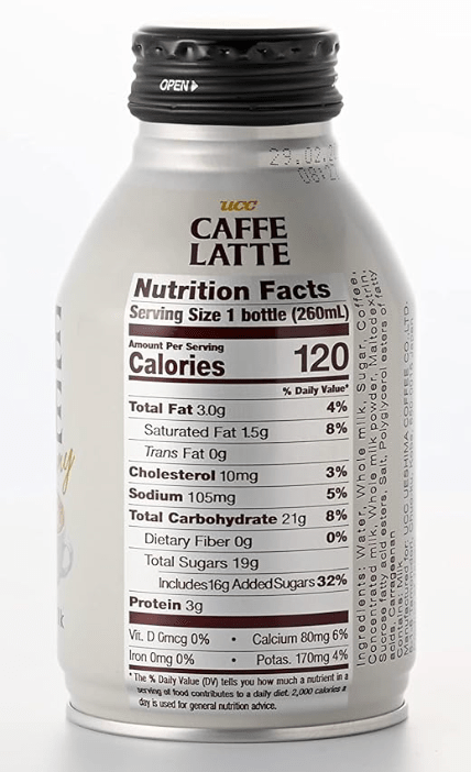 UCC Caffe Latte - 260ml - ding-go