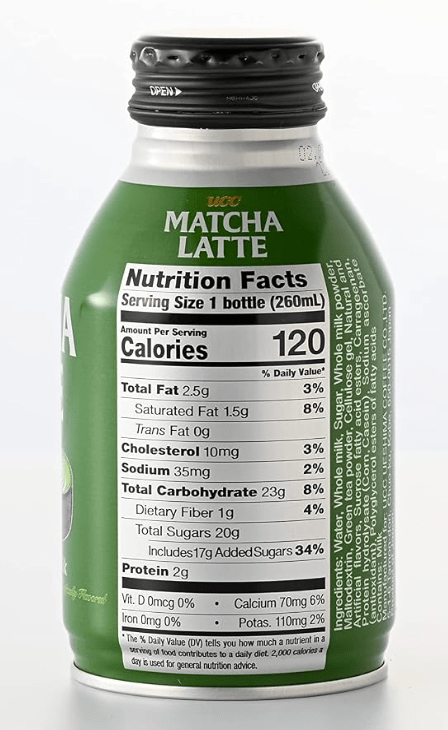 UCC Matcha Latte - 260ml - ding-go