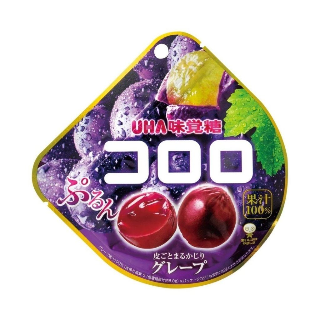 UHA Mikakuto Cororo Kyoho Grape Candy 48g