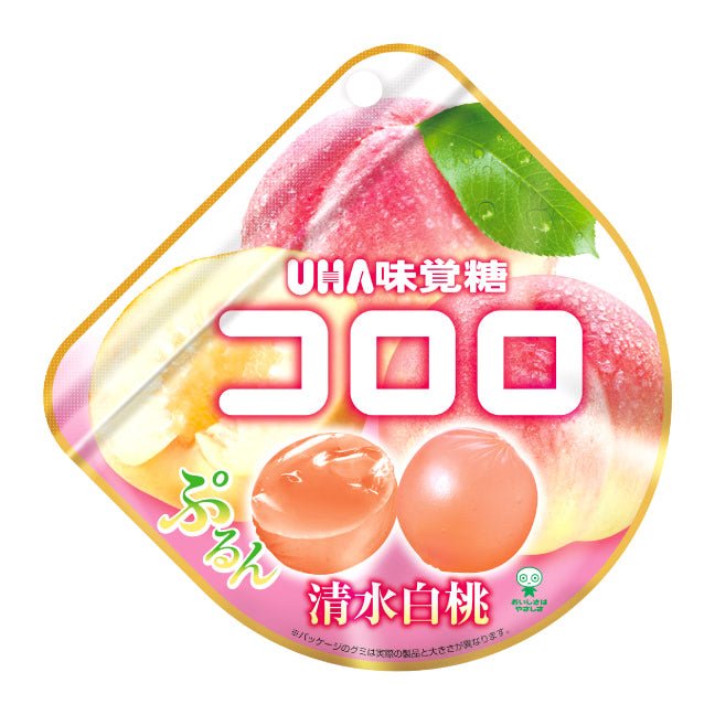 UHA Mikakuto Cororo Shimizu White Peach - 40g - ding - go