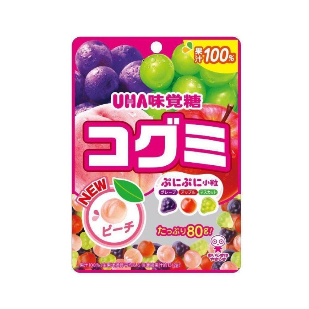 UHA Mikakuto Kogumi Fruit Assortment - 80g - ding-go