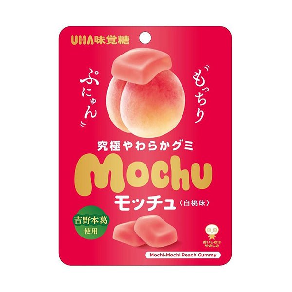 UHA Mikakuto Mochu White Peach Flavor - 45g - ding - go