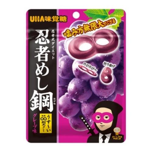 UHA Mikakuto Ninja Meshi Hagane Grape Flavor - 45g - ding - go
