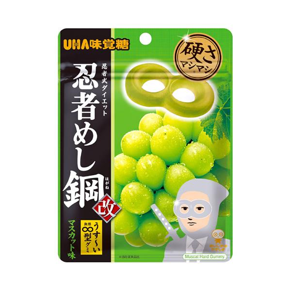 UHA Mikakuto Ninja Meshi Hagane Muscat Flavor 45g