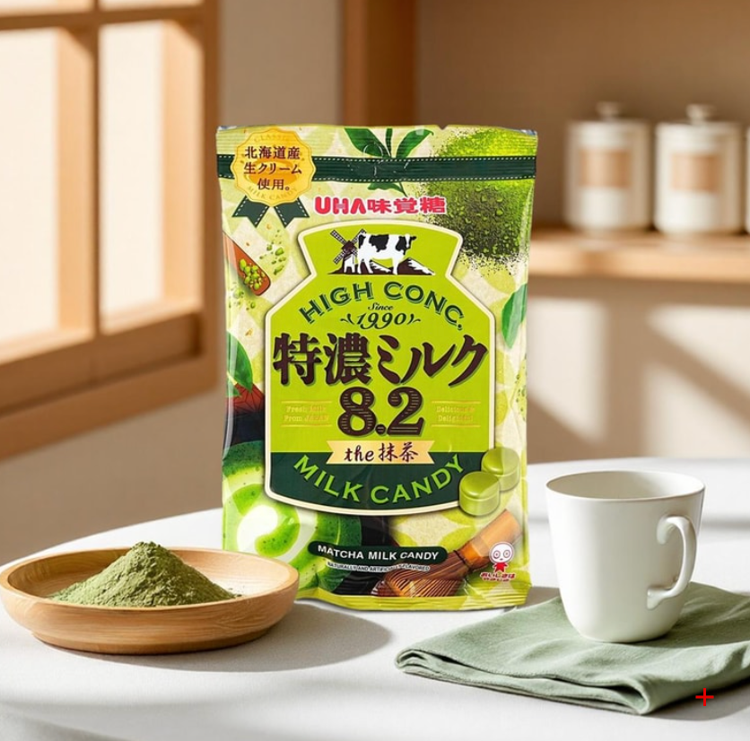UHA Milk Candy Matcha - 67g - ding-go