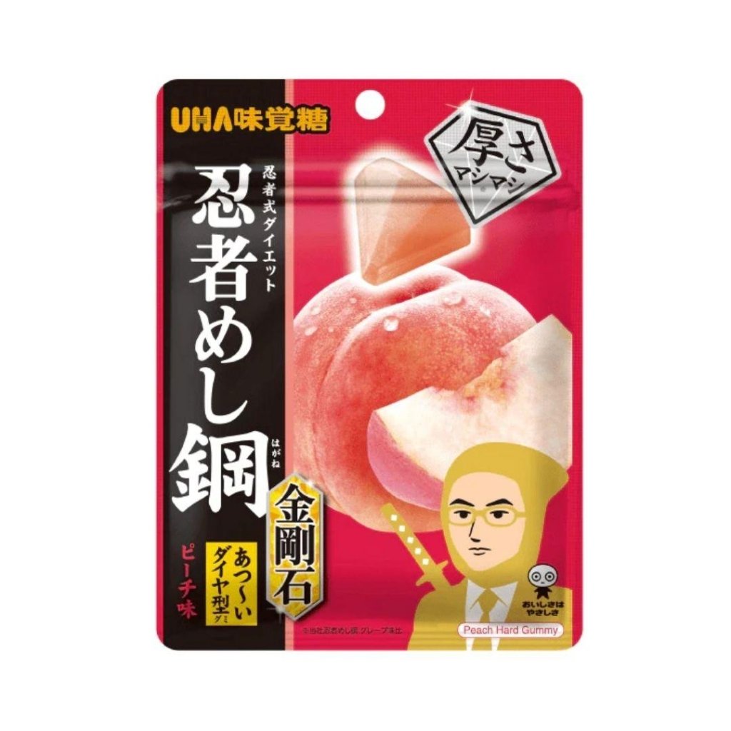 UHA Ninja Meshi Hagane Diamond Peach Flavor - 45g - ding-go