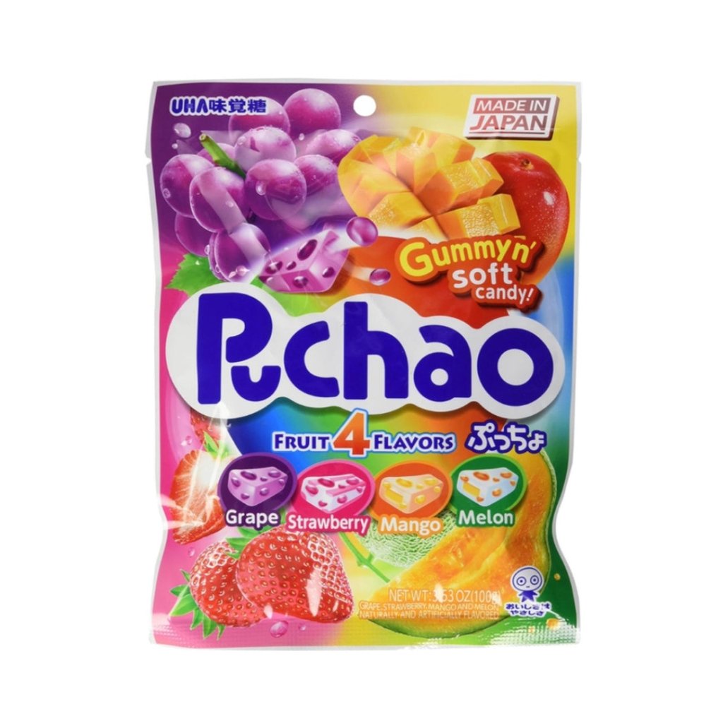 UHA Puchao Fruit 4 Flavors - 100g - ding-go
