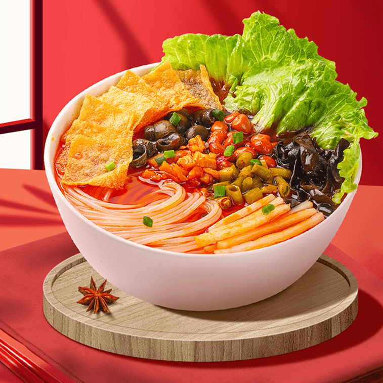 Uncle Shaw Liuzhou Luo Si Rice Noodle Mala Spicy - 330g - ding - go