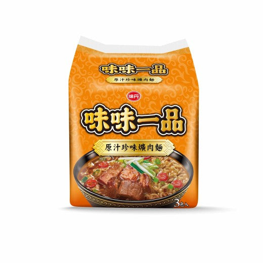 味味一品 原汁珍味爌肉袋麵 - 190g x 3 