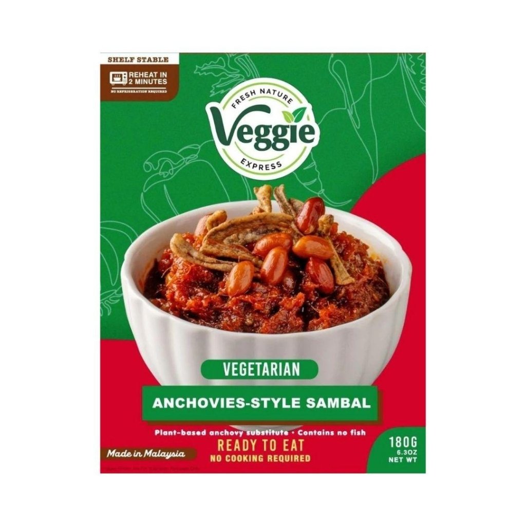 Veggie Express Vegetarian Anchovies-Style Sambal - 180g - ding-go