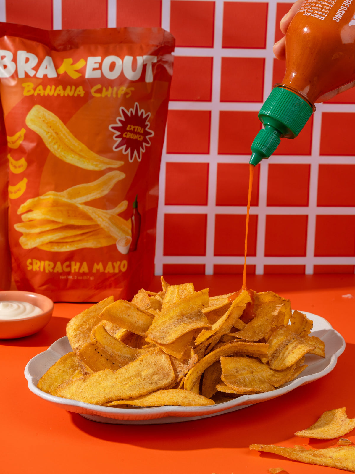 BRAKEOUT Banana Chips Sriracha Mayo - 57g