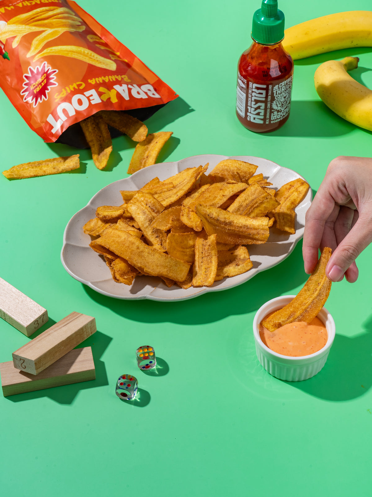 BRAKEOUT Banana Chips Sriracha Mayo - 57g