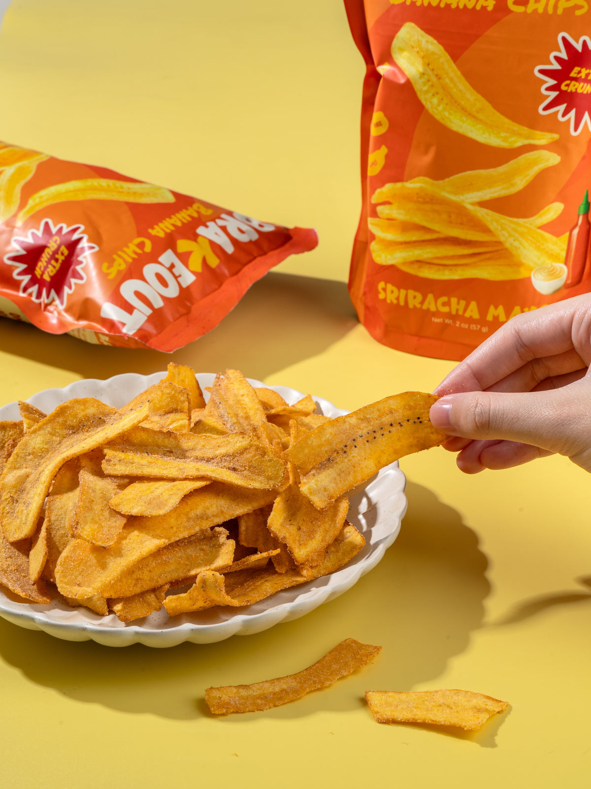 BRAKEOUT Banana Chips Sriracha Mayo - 57g