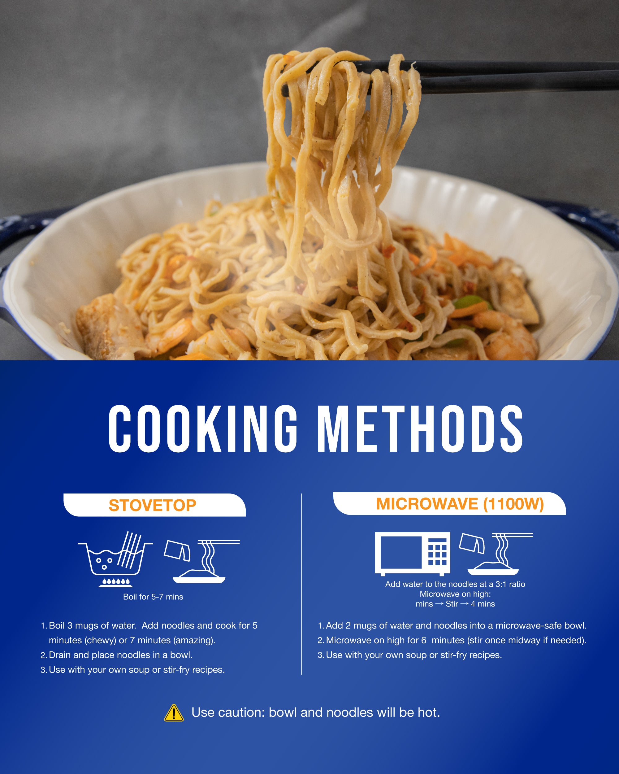 Semii Ramen- High Protein Ramen (7 servings/box) - 560g