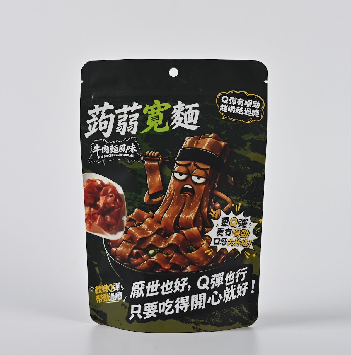 Konjac Jerky Beef Wide Noodle Flavor - 100g